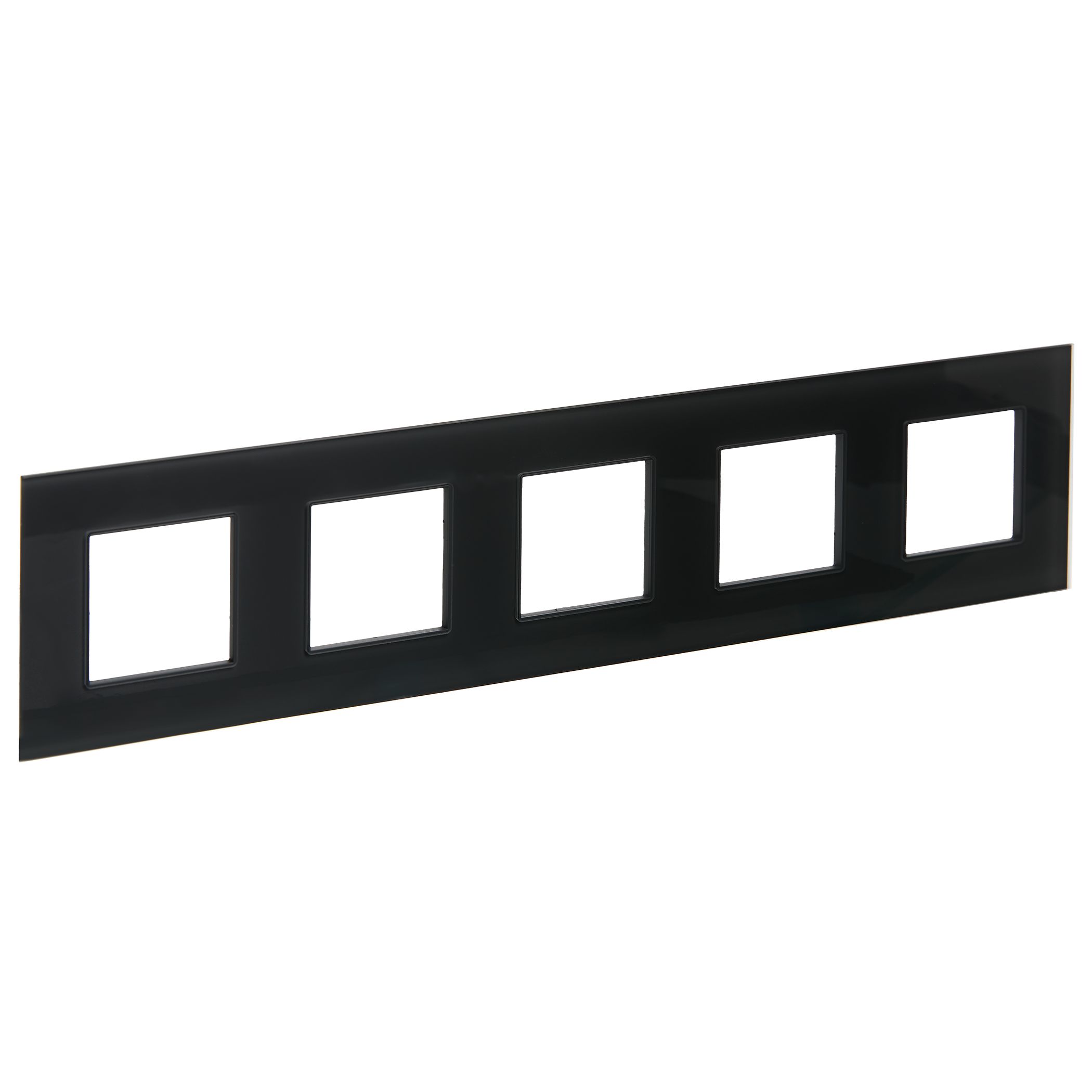 SKANDY Рамка 5-местная SK-F25G стекло графит IEK