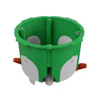 Подрозетник двухкомпонентный 68x55 мм для всех типов стен, зеленый (GE40421-R) EBX30-03-03