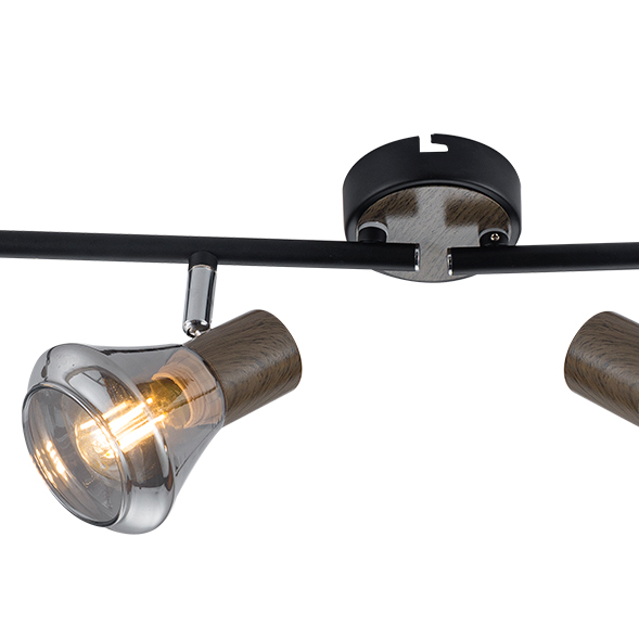 Светильник настенно-потолочный спот Rivoli Pavla 7028-704 4 х E14 40 Вт поворотный