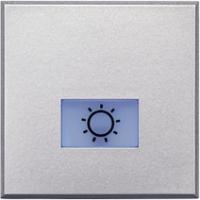 BT Axolute Алюминий Кнопка 1Р (NO) 10 А 250 В~ с символом «лампа» – 2 мод