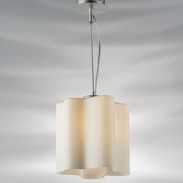 802110 Подвес NUBI 1х40W E27 ХРОМ/БЕЛЫЙ