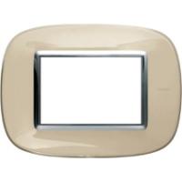 BT Axolute Бежевая карамель Рамка 3 мод эллипс