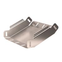 Угол вертикальный внутренний 45 градусов Стандарт INOX (AISI 409) 200х50 Промрукав