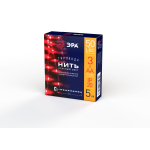 ENIN -5NR ЭРА Гирлянда LED Нить 5 м красный свет, АА (100/2500)