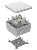 Коробка огнестойкая для о/п двухкомпонентная 60-0300-FR2.5-12 Е15-Е120 RAL7035 100х100х50 (14 шт/кор) Промрукав