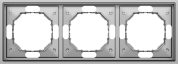 Рамка 3-я, сталь, серия S08