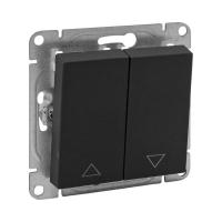 Механизм выключателя, для жалюзей, чёрный Эпика EKF