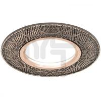 CA027 Светильник Gauss Antique Круг. Бронза  Gu5.3 1/100