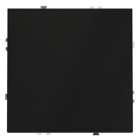 Проходной переключатель встраиваемый VOLTUM S70 одноклавишный 10А, (черный матовый)