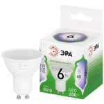 LED MR16-6W-865-GU10 GL  Лампа светодиодная ЭРА GREEN LINE LED MR16-6W-865-GU10 GL 6Вт софит холодный свет GU10