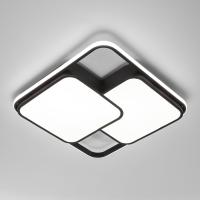 Потолочный светодиодный светильник с регулировкой яркости и цветовой температуры 90253/1 черный