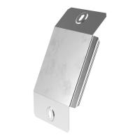 Крышка угла вертикального внешнего 45 градусов Стандарт INOX (AISI 304) 100 Промрукав