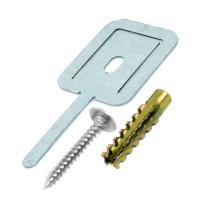 Комплекты для крепления ОКЛ с использованием самореза, дюбеля и хомута FR ПР-40 (100 шт) Промрукав