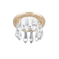 PT002 Светильник Gauss Brilliance  Кристалл/Золото  Gu5.3 1/30