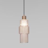 Подвесной светильник со стеклянным плафоном 50209/1 бронза