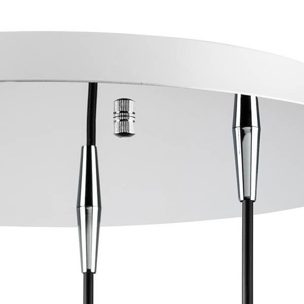 803057 Подвес PENTOLA 3х25W G9 ХРОМ/ДЫМЧАТЫЙ