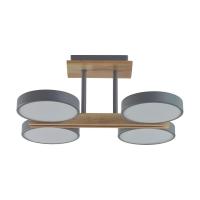 8031/72CL LEDIO LN25 264 серый, дерево/металл, акрил Потолочный светильник LED 72W 3000-6000К 220V PLATO