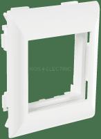 Суппорт с рамкой 1 пост (45х45) на профиль для кабель-канала 100х50