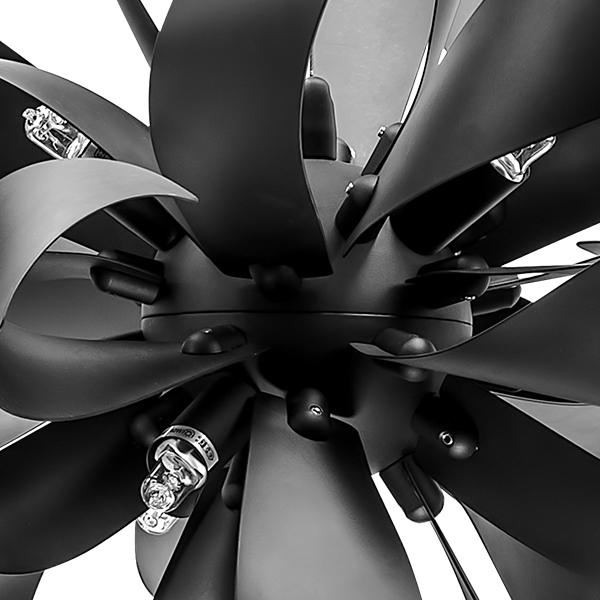 754267 Люстра подв TURBIO 6х6W (led) G9 MATT BLACK