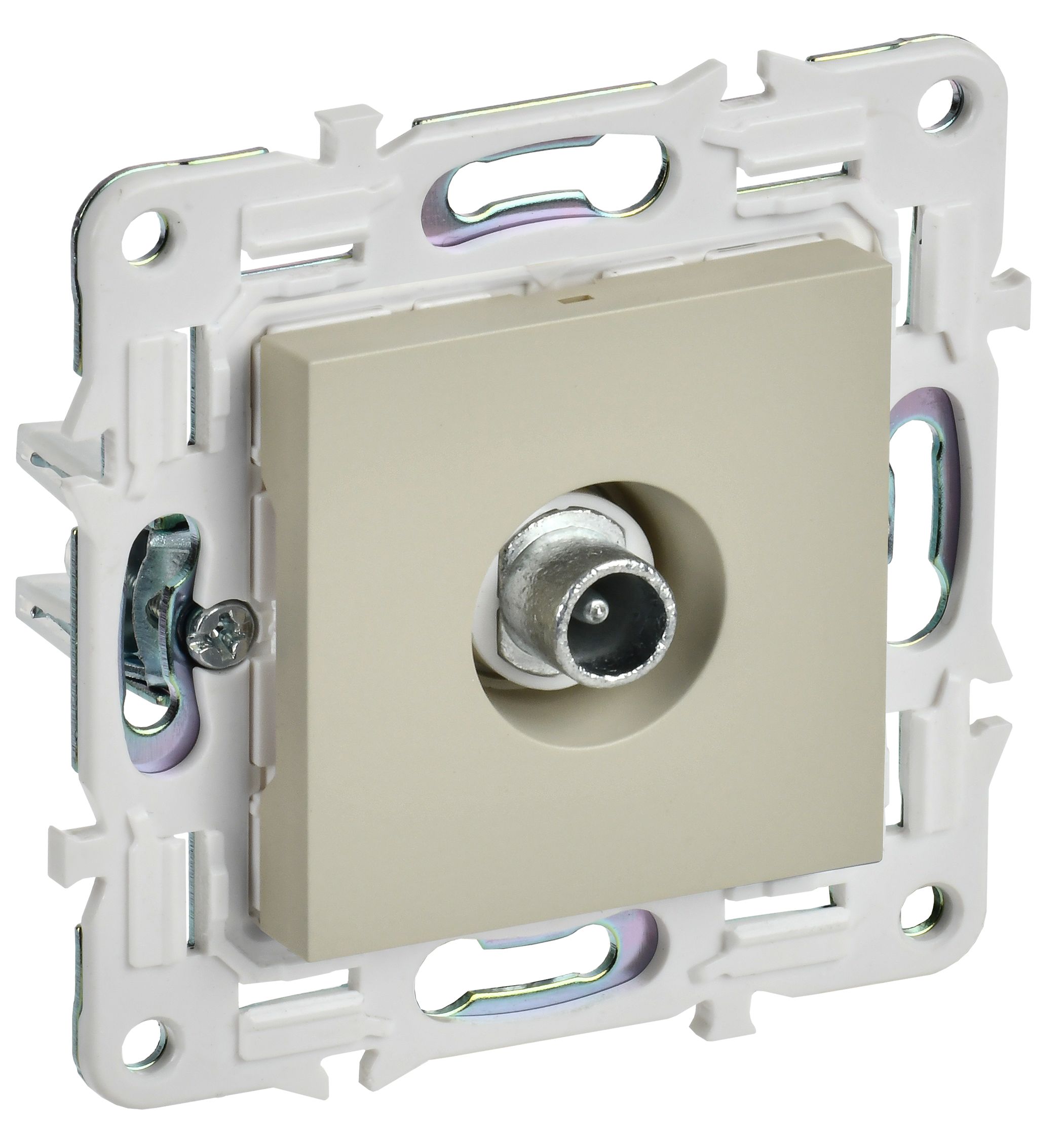 SKANDY Розетка TV проходная SK-A17B бежевый IEK