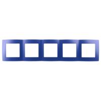 12-5005-29 ЭРА Рамка на 5 постов, Эра12, ультрамарин (10/100/1600)