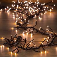 Гирлянда Кластер LED 3 м, темно-зеленый ПВХ IP20, 288 диодов, цвет теплый белый