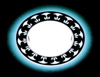 G433 WH/CLD  белый/матовый GX53+3W(LED COLD)