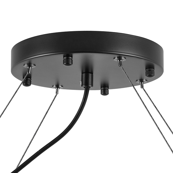 815287 Люстра BARI 8х10W(led) G9 ЧЕРНЫЙ МАТОВЫЙ/ЗОЛОТО