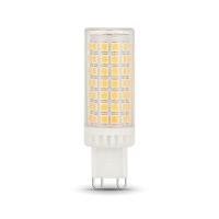 Лампа Gauss G9 AC185-265V 5,5W 550lm 3000K керамика диммируемая LED 1/10/200