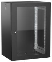 ITK UNITBOX W Шкаф настенный 15U 600х450мм дверь стеклянная черный