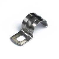 Скоба металлическая однолапковая СМО(INOX) d14-15 мм (20 шт/уп) Промрукав