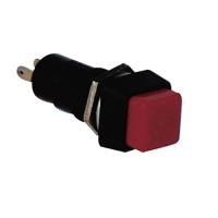 Кнопка YL232-03 d11мм квадратная красная цилиндр 1НО (100шт/упак) ЭНЕРГИЯ