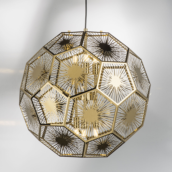 724262 Люстра FERMO 6х40W G9 ЗОЛОТО