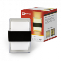 Светильник уличный сд ДБУ BARREL-15B 15Вт 3000К IP54 черный IN HOME