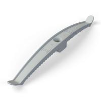 Держатель круглого кабеля двусторонний для прямого монтажа на 16 мест серый (20шт/120шт уп/кор) Промрукав