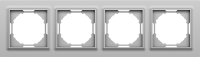Рамка 4-я, Wave сталь, серия A07