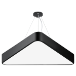 SPO-151-B-40K-030  Светильник LED ЭРА Geometria SPO-151-B-40K-030 Delta 30Вт 4000К 3000Лм IP40 черный подвесной драйвер внутри