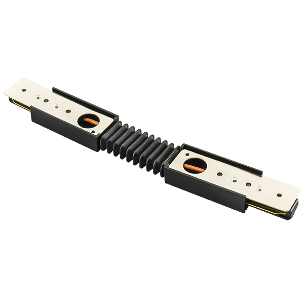 502157 Соединитель трековый однофазный BARRA регулируемый гибкий ЧЕРНЫЙ