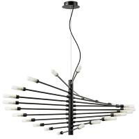 733247 Люстра RAGNO 24х40W G9 ЧЕРНЫЙ МАТОВЫЙ