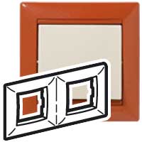 Legrand Valena Терра Рамка 2-ая гориз