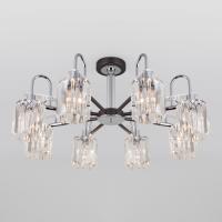 Потолочная люстра с хрусталем 70090/8 графит