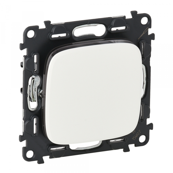 Legrand Valena ALLURE DIY Бел Переключатель 1-клавишный10А 250В