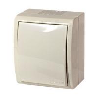 Выключатель одноклавишный проходной с 3-х мест (перекрёстный)  IP54  10А 250В  винтовой зажим  S15 A