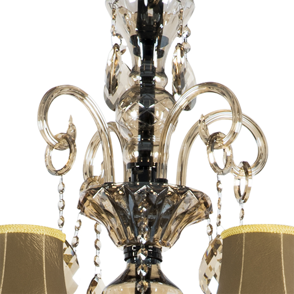 715287 5 КОР!!! Люстра NATIVO 28x40W E14 КОНЬЯК