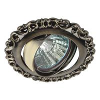 KL59 А SB Светильник ЭРА литой  MR16,12V/220V, 50W бронза (100/2100)