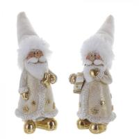 721040 Фигурка декоративная Дед Мороз  L5 W4 H13 см  2в.