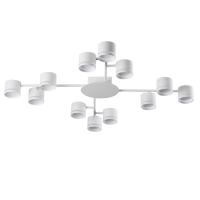 8235/12C COMFI LN25 200 белый, металл Люстра потолочная LED GX53 12*10W 220V GARETA