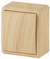 11-1201-11 ЭРА Выключатель, 10АХ-250В, IP20, ОУ, Эра Эксперт, сосна (16/160/3200)