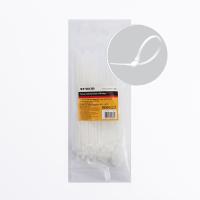 Хомут нейлоновый STEKKER NYCT25-150 2,5x150 мм, d пучка max 35 мм, нагрузка 8 кг, белый, упаковка 100 шт