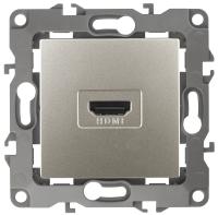 12-3114-15 ЭРА Розетка HDMI, IP20, Эра12, перламутр (10/100/3200)